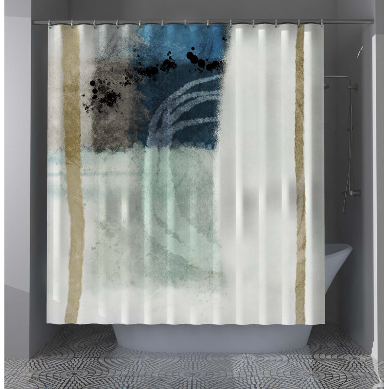 Alert Spicy Designer Shower Curtain