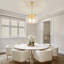 Lustre tambour 3 lumières Bora avec abat-jour en verre martelé transparent, luminaire suspendu de style campagne moderne réglable pour la salle à manger, îlot de cuisine-214052799-215721029