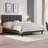 Tyseana Contemporary Modern Upholstered Platform Bed with Adjustable Headboard-437408622-343312852