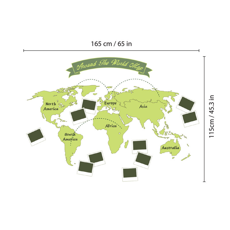 Geography Wall Decal