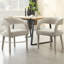 Chaises de salle à manger rembourrées modernes avec accoudoirs pour la cuisine / salle à manger / salon-729781005-729781003