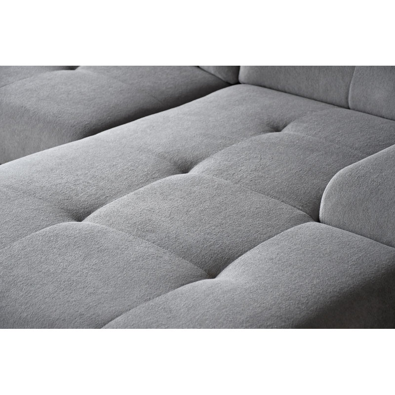 Antwyan 4 Seater Sofa Bed, Beige, Right Hand Facing