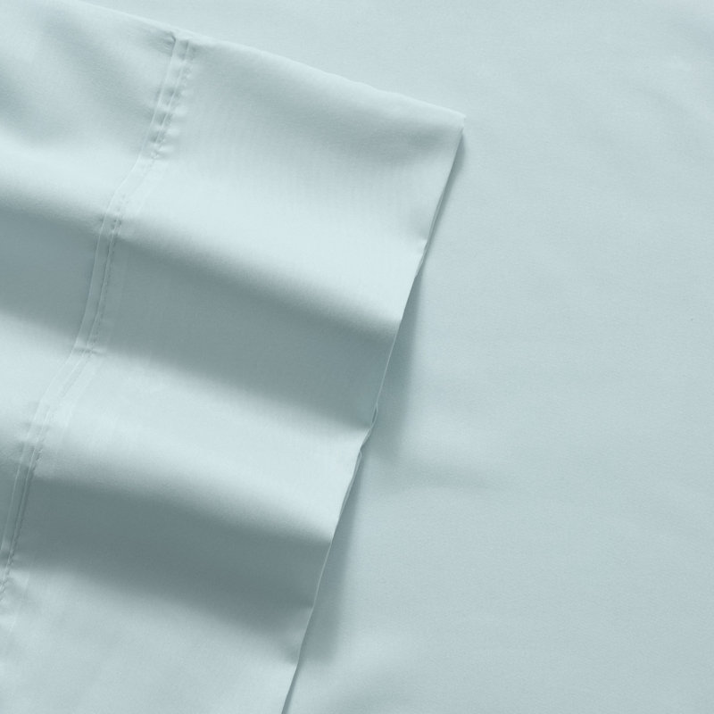 Luxurious Soft Microfiber Sheet Set with Bonus Pillowcases, King Sheet Set with 4 Pillowcases, Light Blue