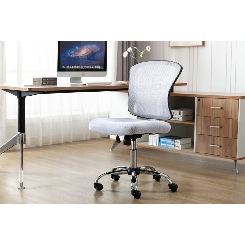 Mesh Office Chair, White, No