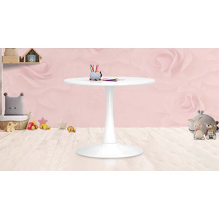 Kids Rose Table, White