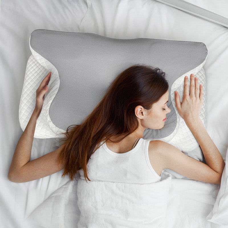  Ergonomic Memory Foam Pillow Cervical Neck Shoulder Orthopedic Pain Relief