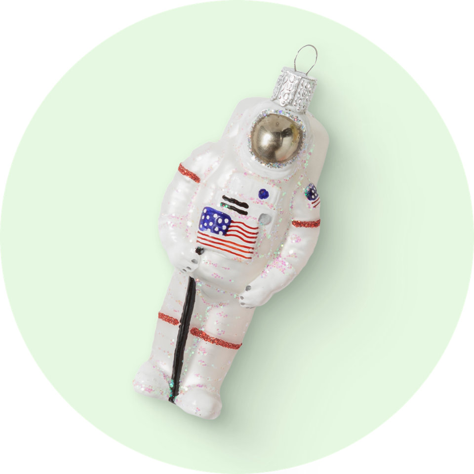 Astronaut Christmas ornament.