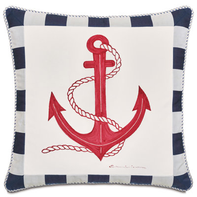 Coussin décoratif indigo