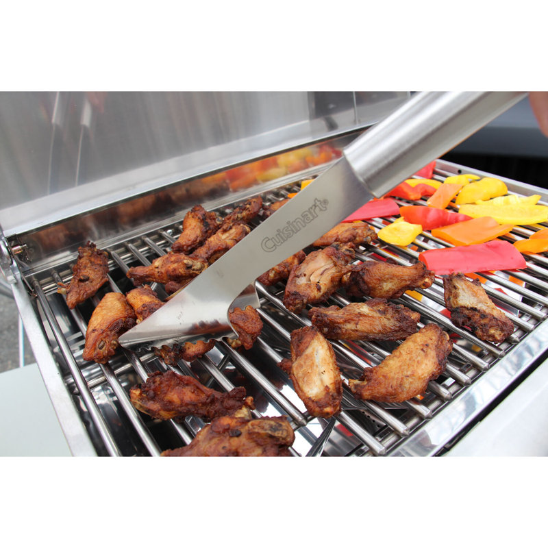 Cuisinart 14-Piece Deluxe Stainless Steel Grilling Set