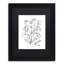« simple fleur doodle », impression sur toile encadrée-19607756-19607757-70583039