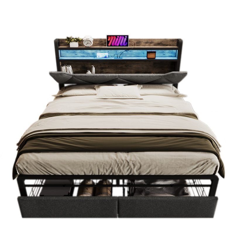 Solid Wood Bed