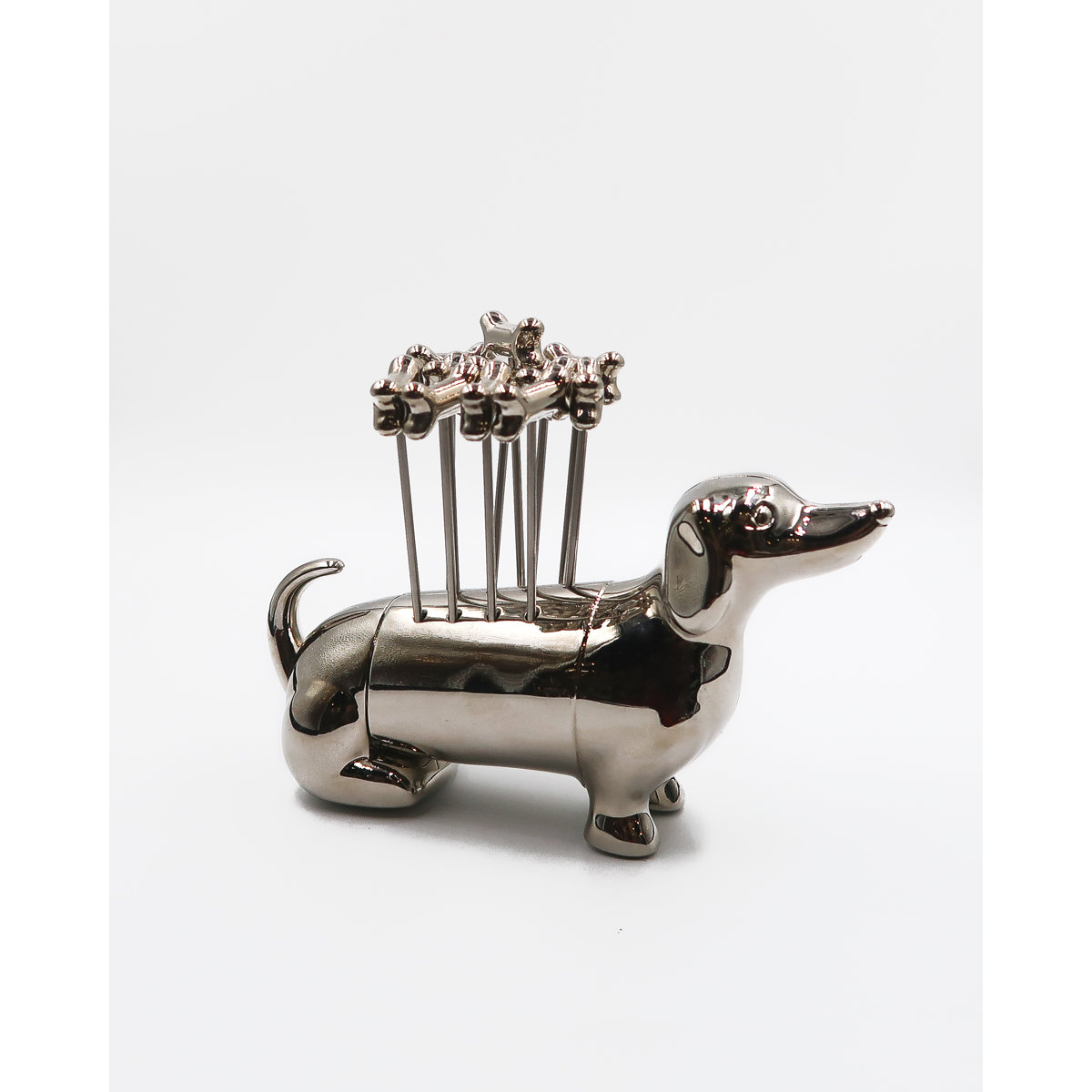 Godinger Dachshund Cocktail Pick Stand