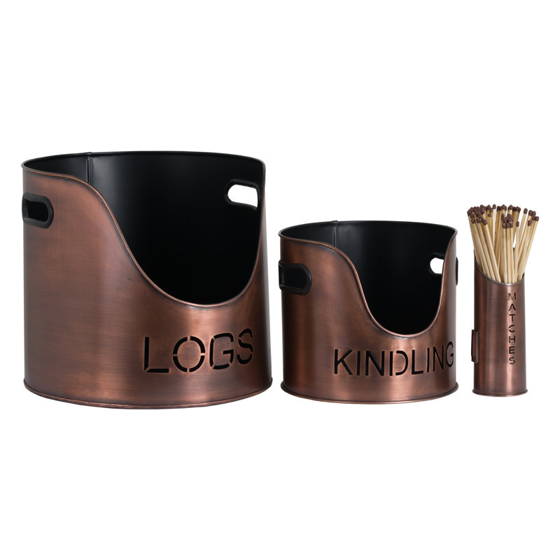 Emiliya Metal Log Carrier