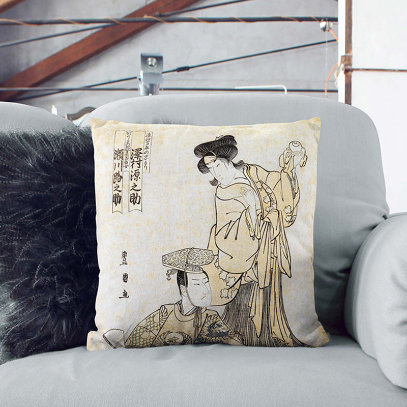 Square Throw Cushion, 55cm H x 55cm W x 20cm D
