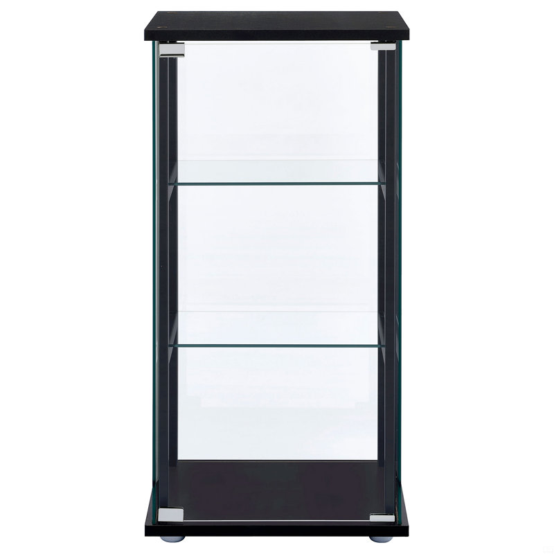 Vitrine en verre à 3 tablettes