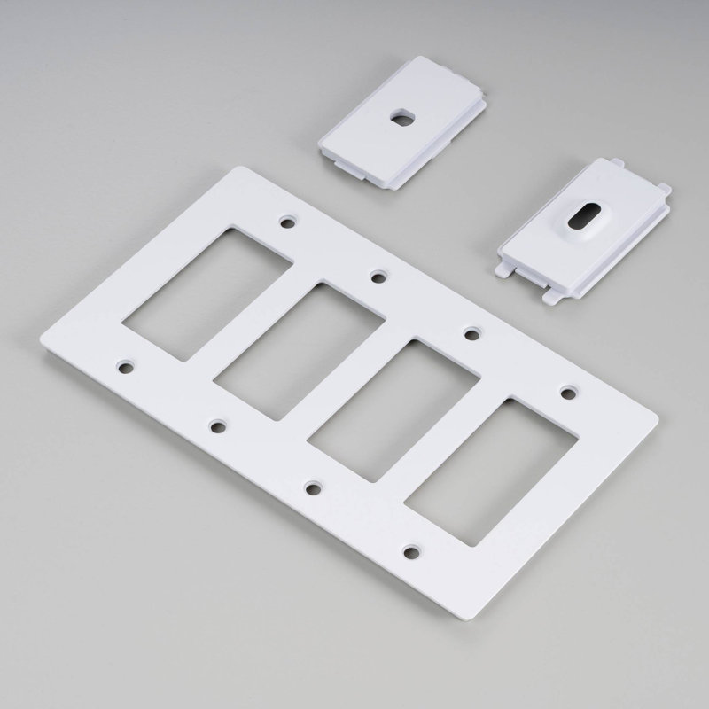 4G Plate / Non-Logo, White