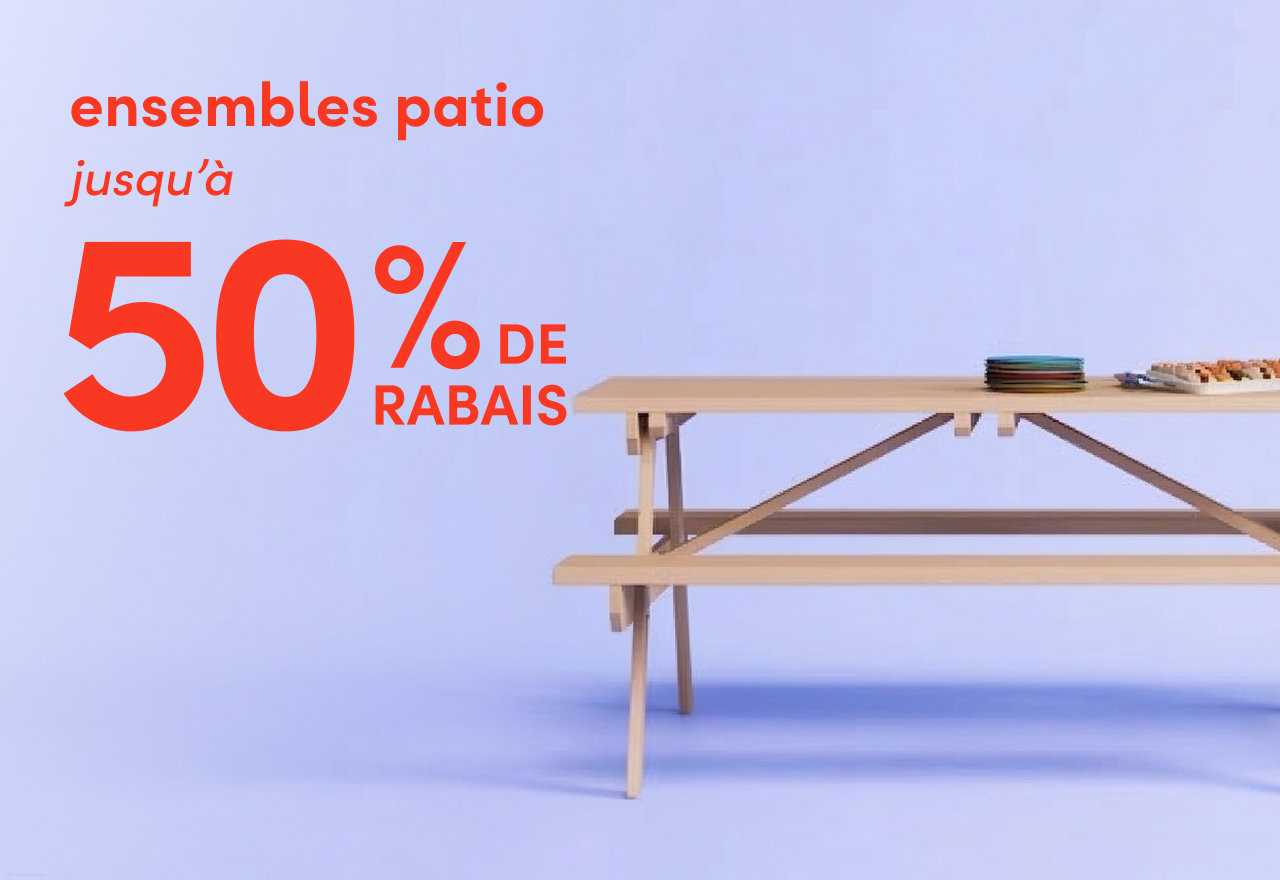 ensembles patio en solde