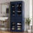 32" W x 71.5" H 100% Solid Wood Freestanding Bathroom Storage Cabinet with Clear Glass Doors, 2 Drawers & Adjustable Shelves – Modern Bathroom Organizer-1451489829