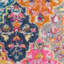 Tapis ikat rose / jaune / bleu Verda-1984091904