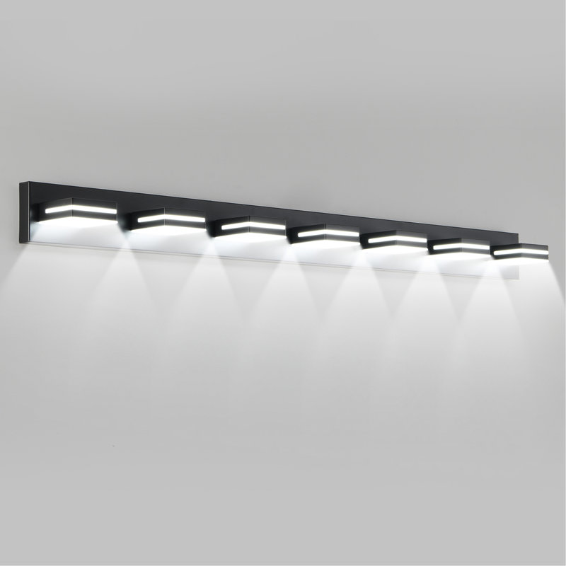 Applique murale moderne à 7 lumières pour meuble-lavabo et miroir, design minimaliste élégant, écoénergétique, facile à installer