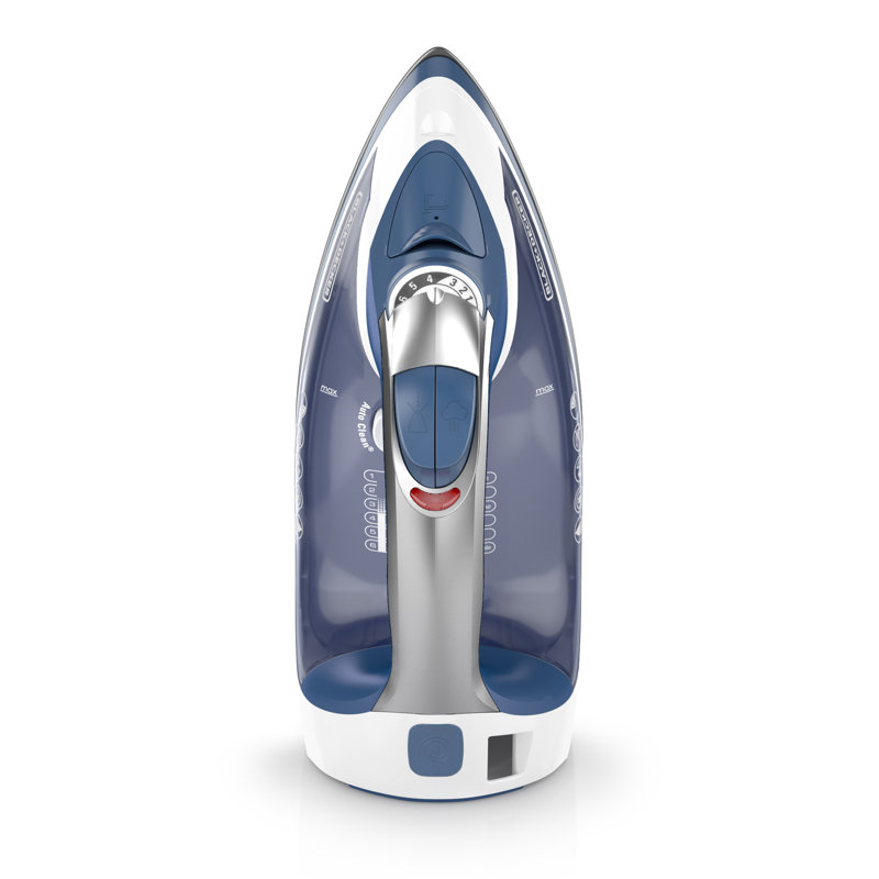 Teal Stainless Steel Steam Iron with Smart Controls