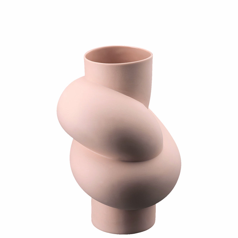 Node Porcelain China Table Vase, Cameo