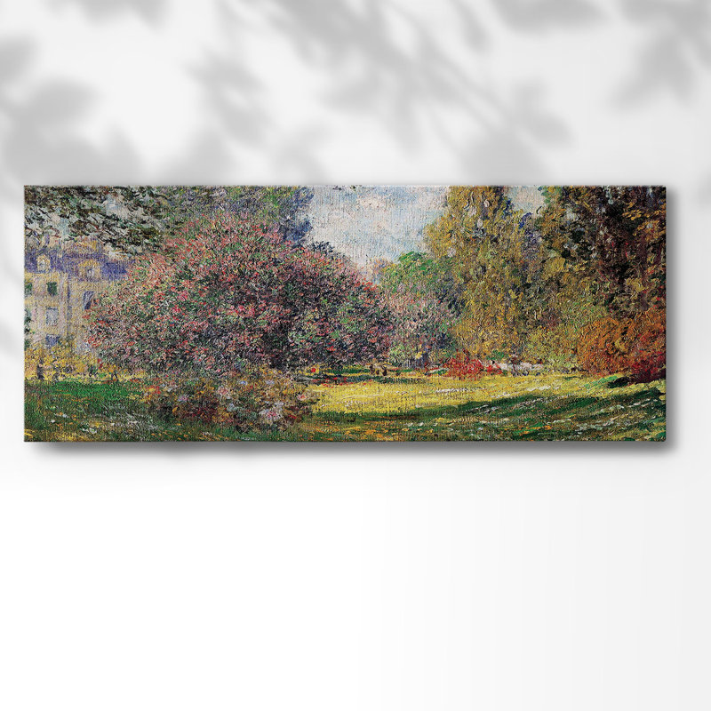 «The Park» par Monet, reproduction sur toile, H 8 po x l 20 po x P 1,5 po