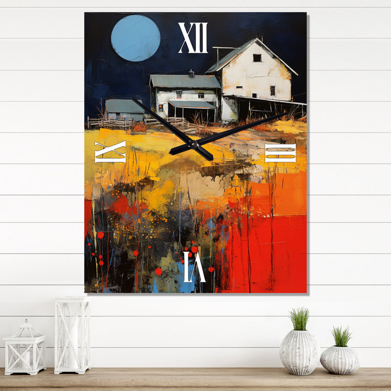 Horloge murale Farmhouse, Grand