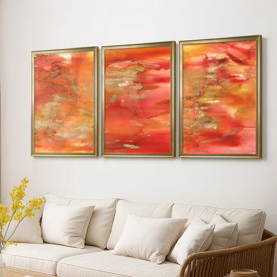 3 plus hautes impressions sur toile tendue sur mesure - 3 pièces