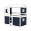 Lit double superposé en bois avec tente-1990803167-1990803152