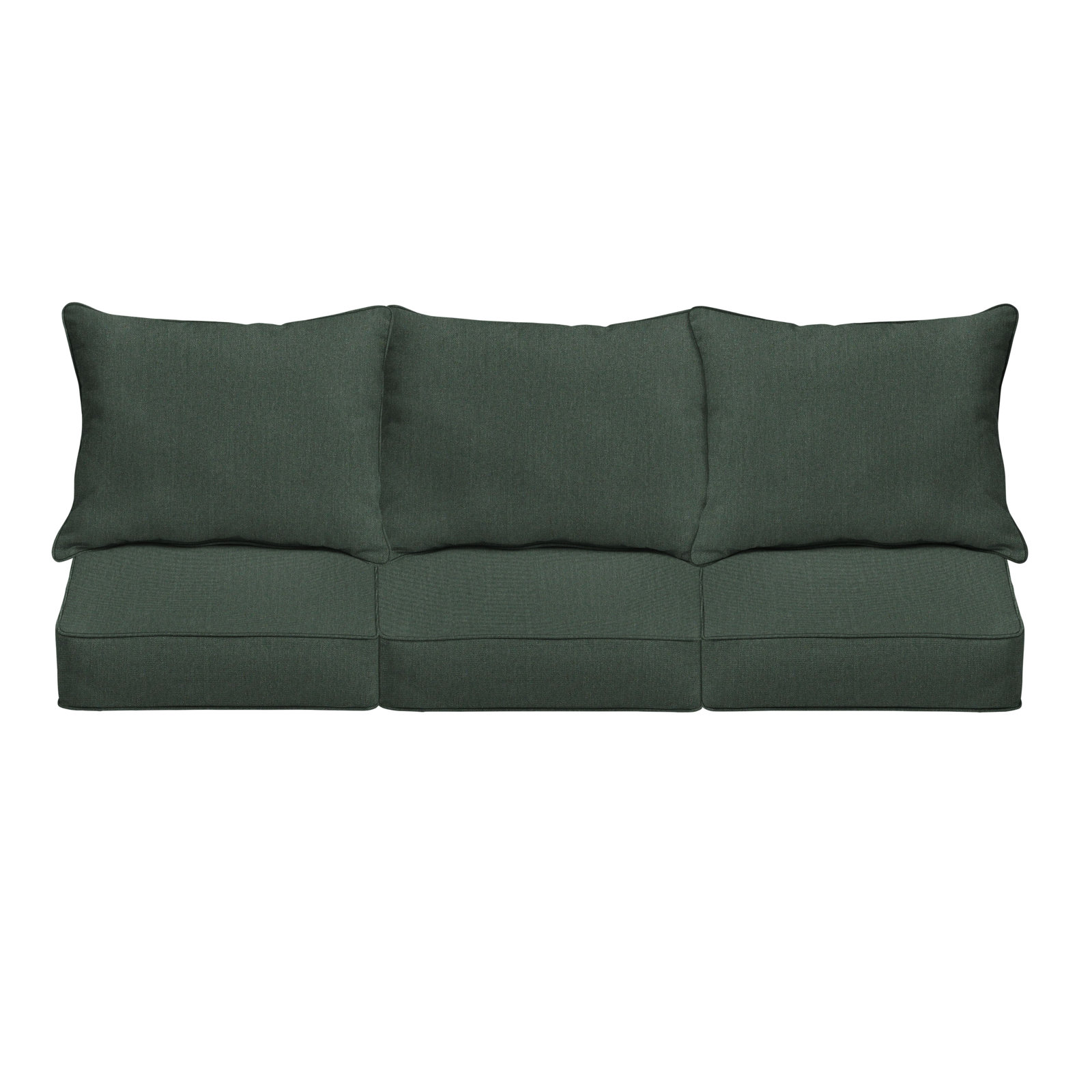 Davana Outdoor Sofa, Dark Green, 30" W x 27" D