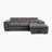 Caisse 98" Modern & Contemporary Microfiber 2-Piece Sectional Sofa with Integrated Pull-Out Sleeper Bed, Adjustable Headrests & Hidden Storage Chaise-814607696