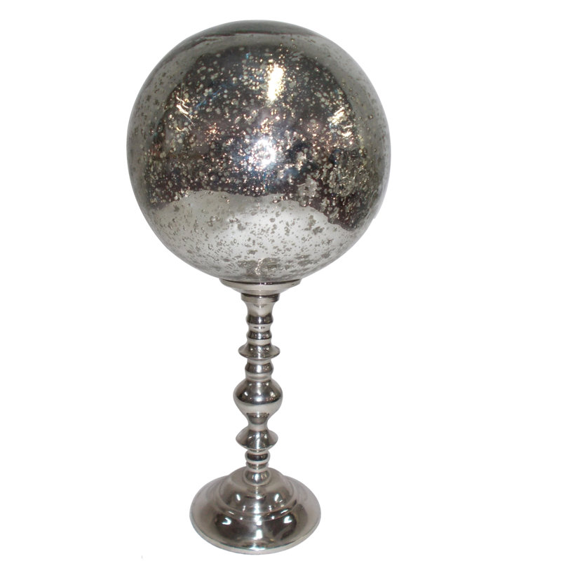 Verre Shpere sur pied