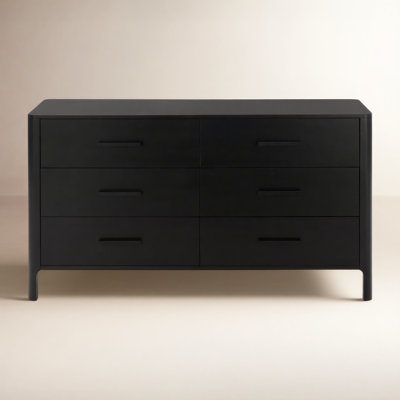 65" 6-Drawer Double Dresser
