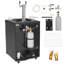 Beer Kegerator Draft Beer Dispenser Full Size Keg Refrigerator Dual Tap