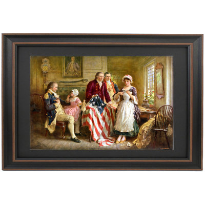 Betsy Ross by Jean Leon Gerome Ferris | Framed Print