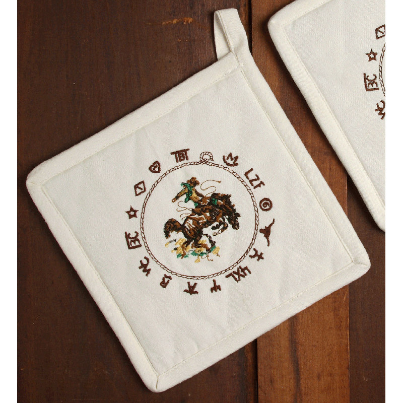 Cuisinier poignée de création west Western Bronco