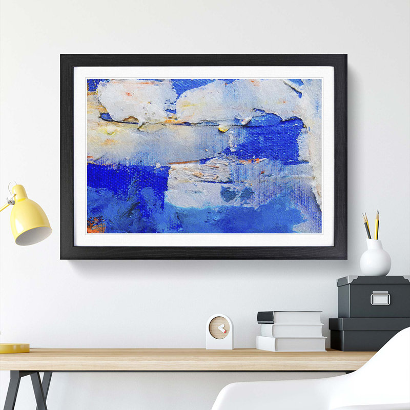 Abstract Vol.18 by S.Johnson - Framed Print, 33cm H x 45cm W x 2cm D, Black Framed