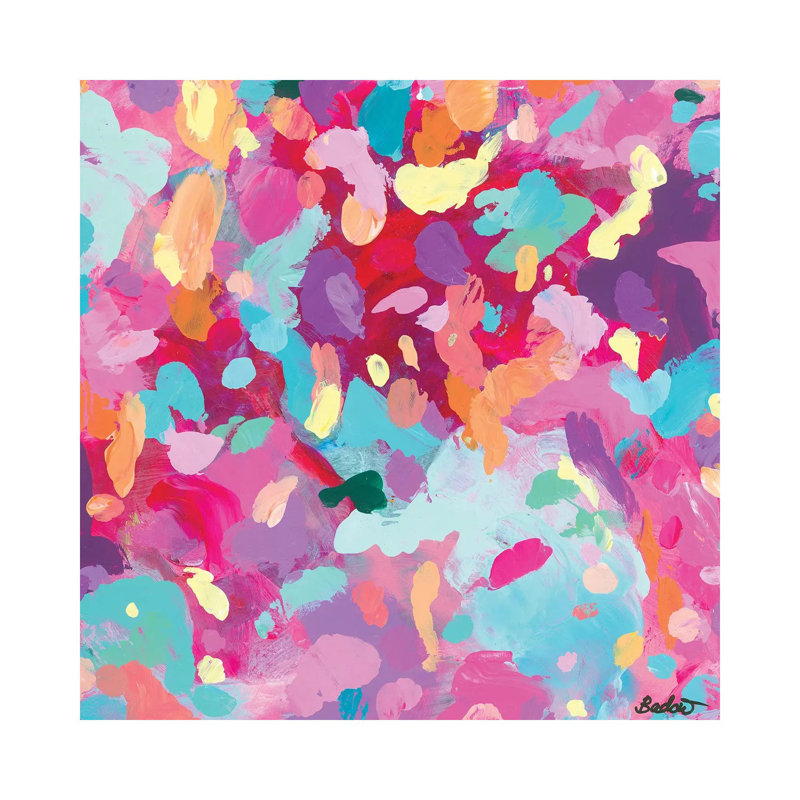 Heaven Is In Your Heart by Julia Badow - Wrapped Canvas Painting, 30.48 cm H x 30.48 cm W