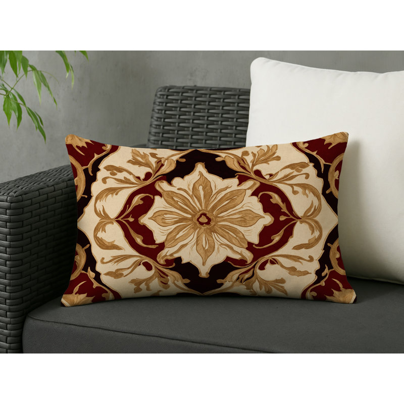 Resplendent Aura Indoor And Outdoor Throw Pillow, Rectangle 14"H x 20"W