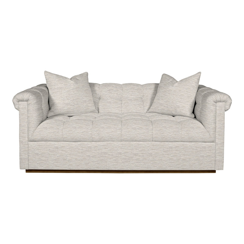 Thom Filicia Home 78" W Upholstered Loveseat, Impala Linen, Havana