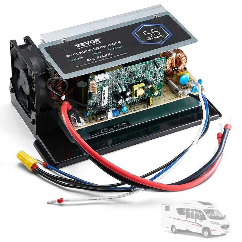 WF-8955-AD-MBA, assemblage de carte principale, unité de remplacement de convertisseur de véhicule récréatif de 55 ampères