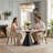 Two-tier solid wood upholstered side chair-340360836-340360833-344389580