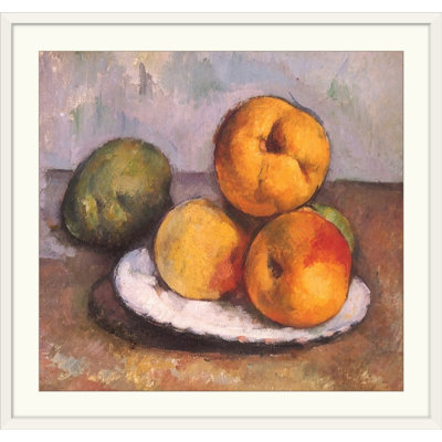Paul Cezanne " Still Life with Quince, Apples " by Paul Cezanne Print
