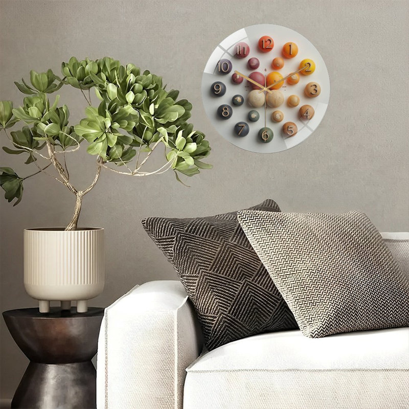 Horloge murale 12 po