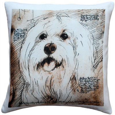 Animal Print Reversible Throw Pillow