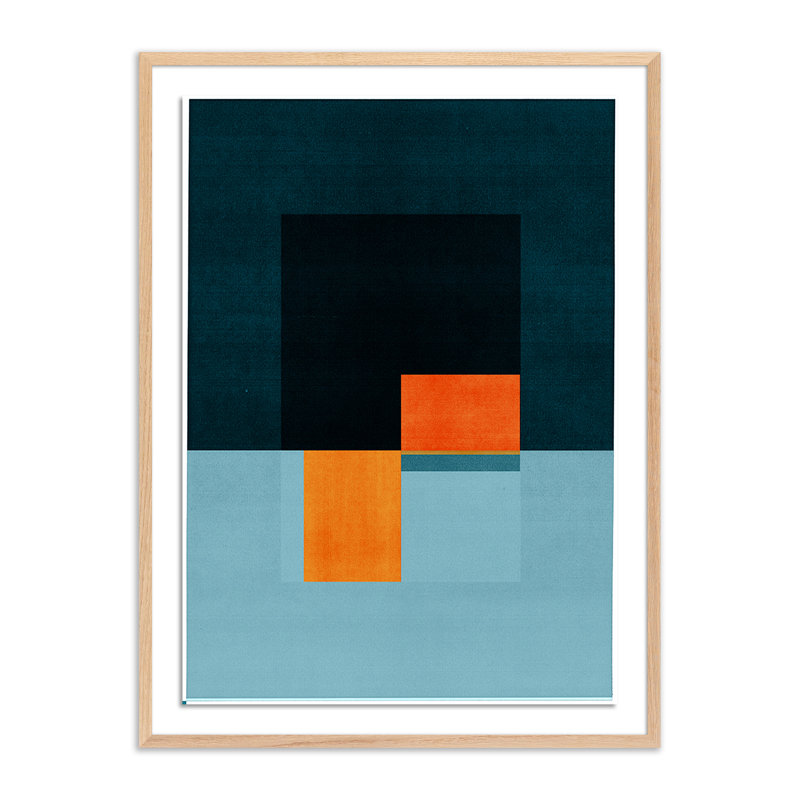 Below The Deep Painting by David Grey, 24" H x 18" W x 1.5" D, Light Brown