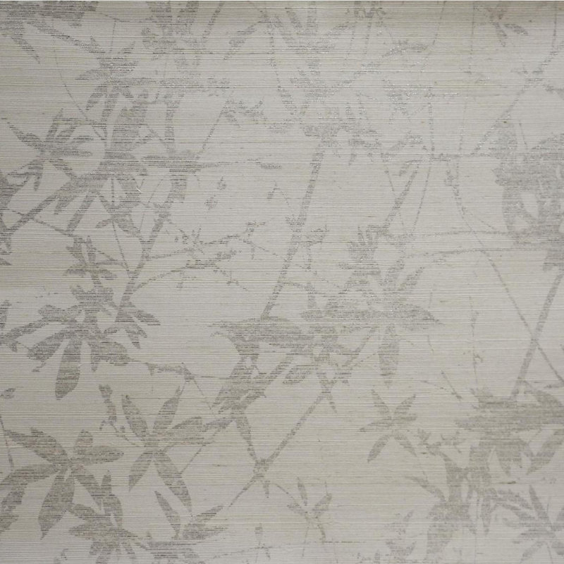 Papier peint double Candice Olson, Argent/blanc