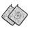 Caroline's Treasures Musical Polyester Potholder