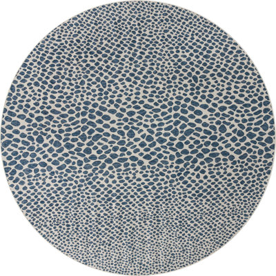Outdoor Destiny Area Rug Navy Color